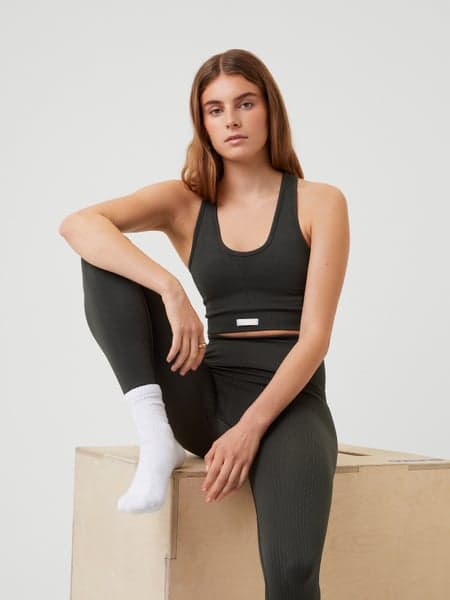 Björn Borg Studio Low Seamless Bra Green, LXL