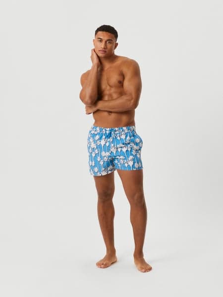 Björn Borg Borg Print Swim Shorts Blue, S