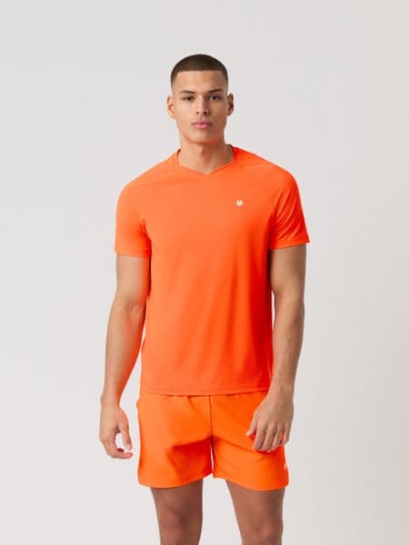 Björn Borg Ace V-neck T-shirt Orange, M