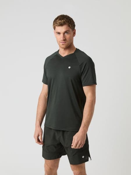Björn Borg Ace V-neck T-shirt Green, XL