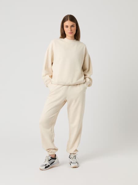 Björn Borg Studio Oversized Sweatshirt White, XL
