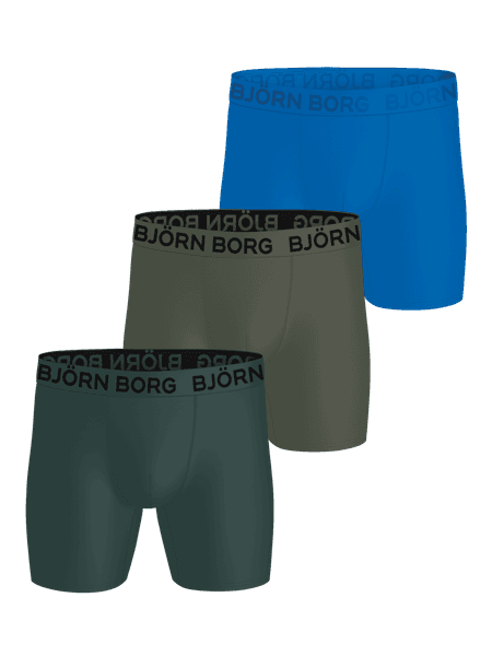 Björn Borg Sports Microfiber Boxers 3-pack Multi, XXL