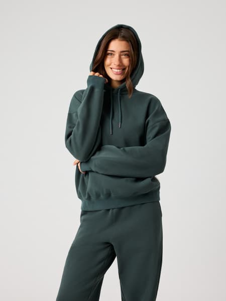 Björn Borg Studio Oversized Hoodie Green, XL