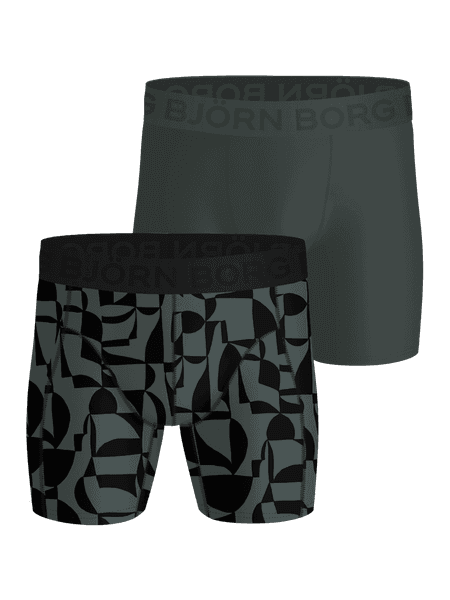 Björn Borg Sports Lightweight Boxers 2-pack Green, M