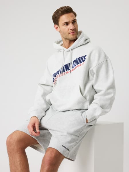 Björn Borg Borg Oversized Hoodie Grey, M