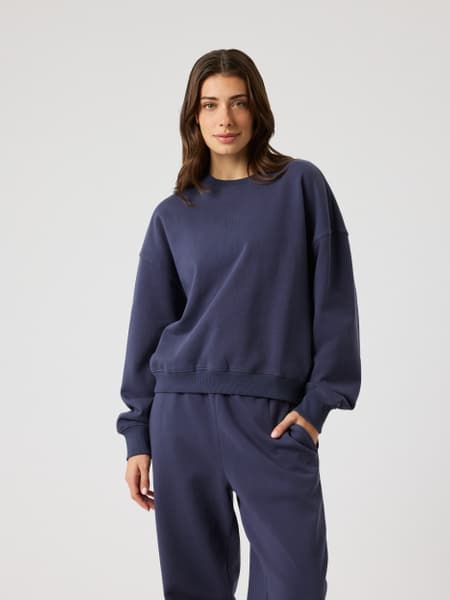 Björn Borg Studio Oversized Sweatshirt Navy, L
