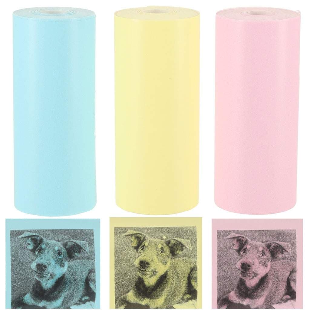 Värilliset lämpörullat 57mm x 3m 3 kpl