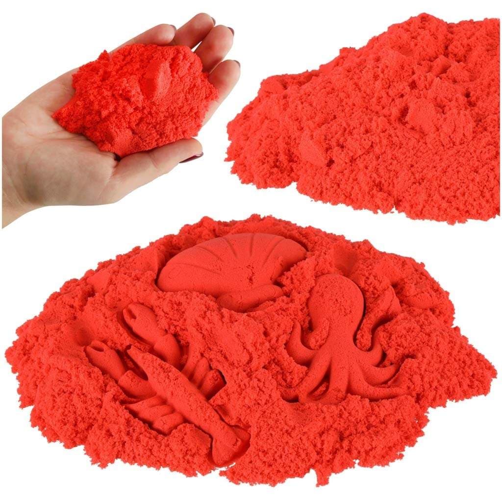 Kinetic Sand Red 1kg - Creative Play Bag