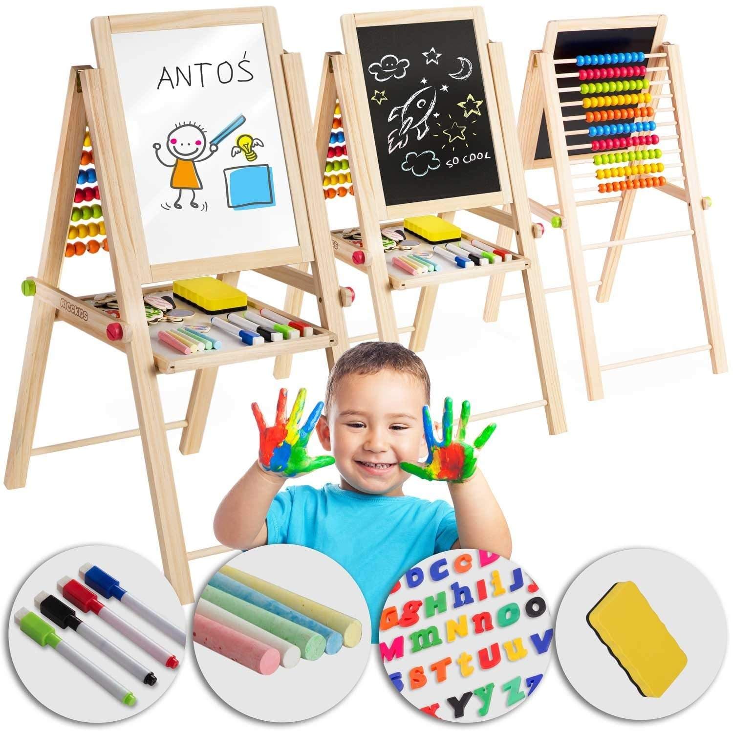 Kokoontaitettava magneettinen liitutaulu Ricokids