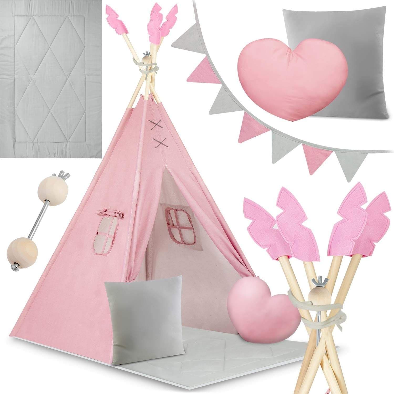 Tipi-teltta lapsille NK-406 Nukido - Pinkki