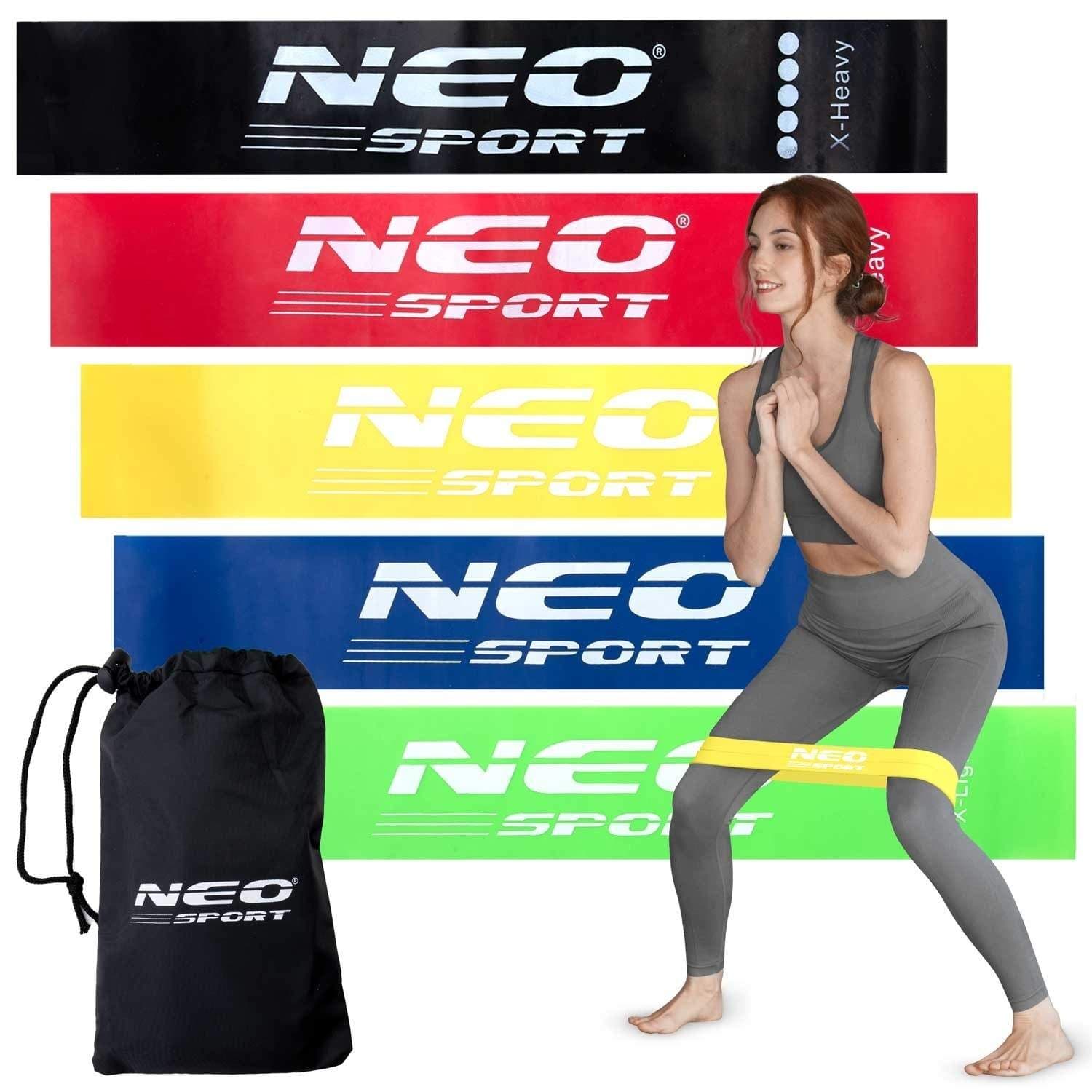 Setti harjoitusnauhoilla NS-959 Neo-Sport, 5 kpl