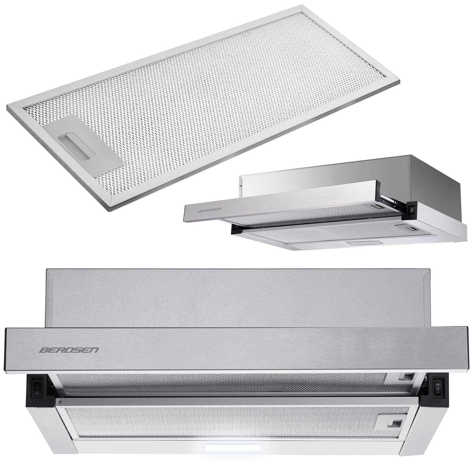 Teleskooppinen liesituuletin Berdsen BT-229 INOX