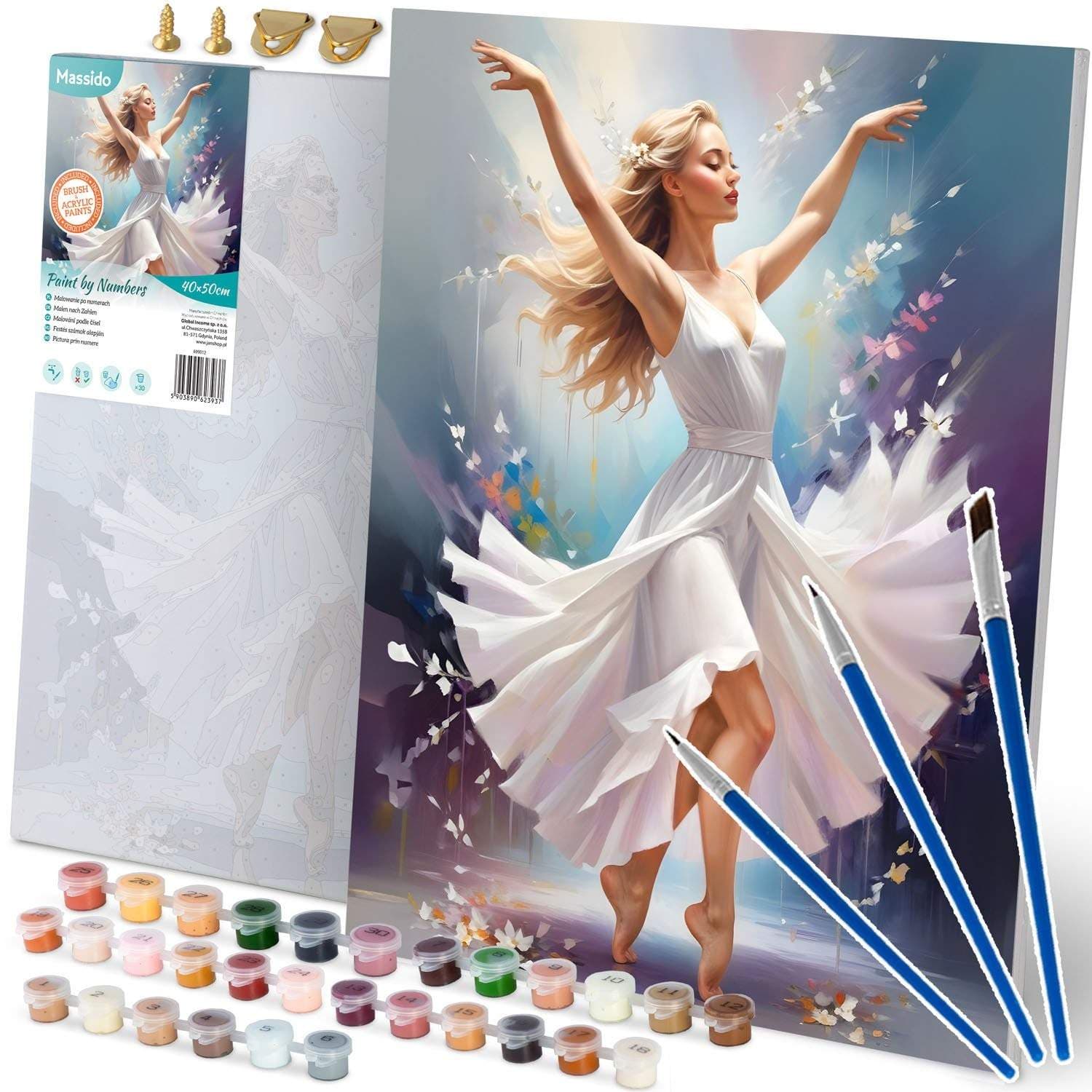 Maalaus numeroilla 40x50 cm Massido Dancing Woman