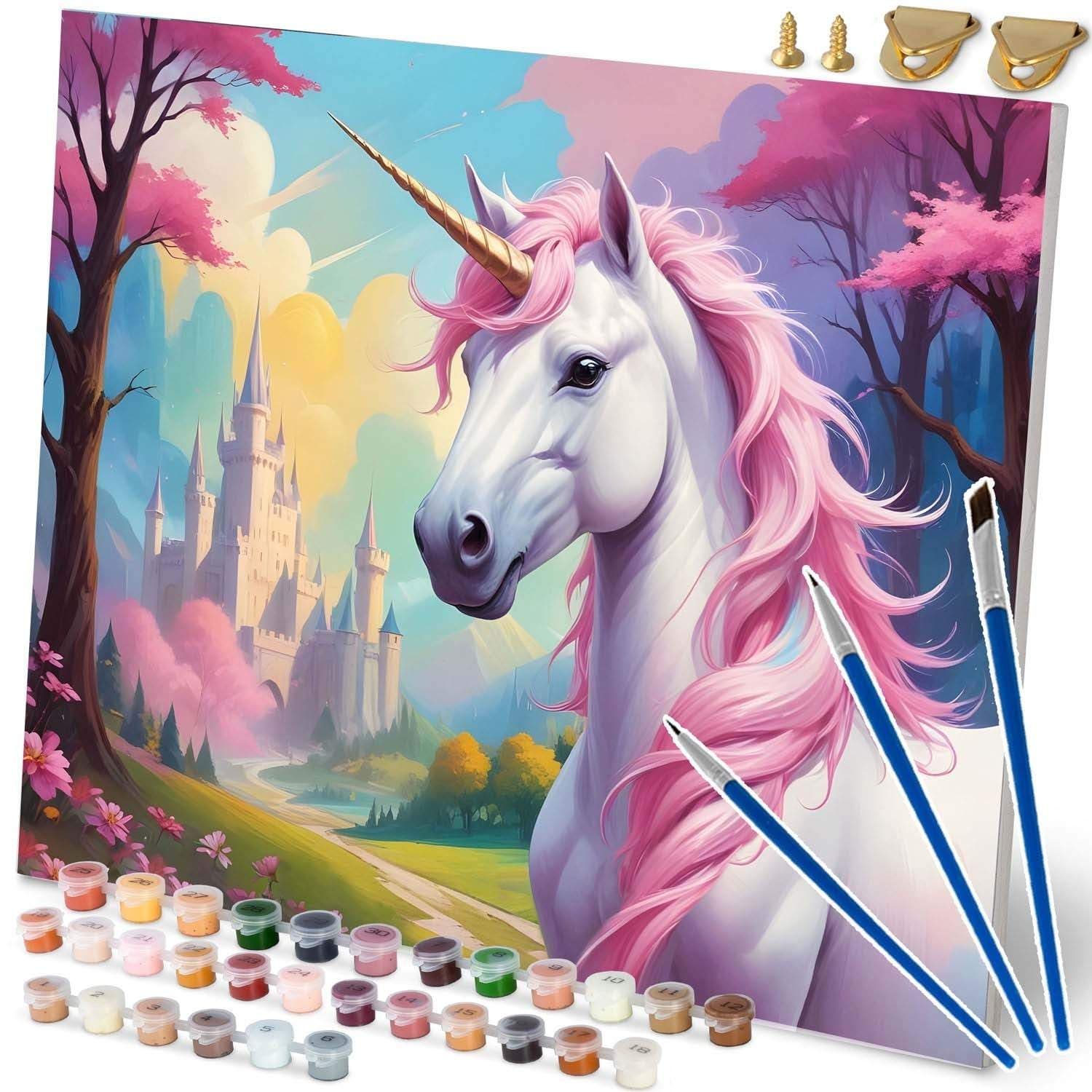 Maalaus numeroilla 40x50 cm Massido Unicorn