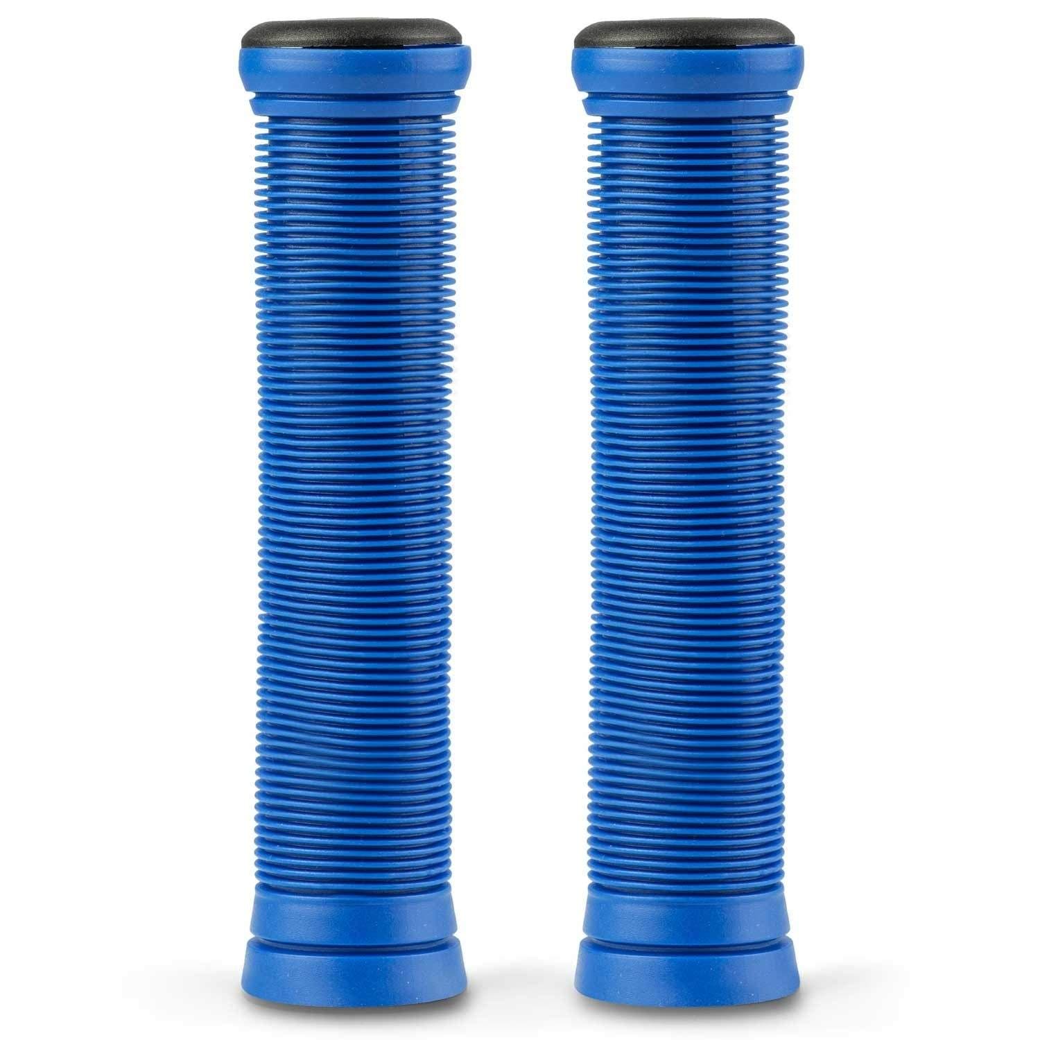 Siniset kahvat skoottereille 142 x 35 mm, 2 kpl