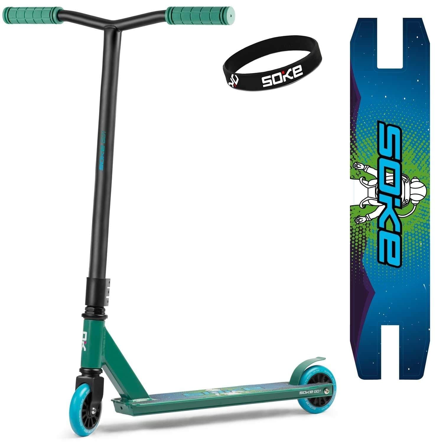 Trick Scooter SOKE GO! vihreä-sininen