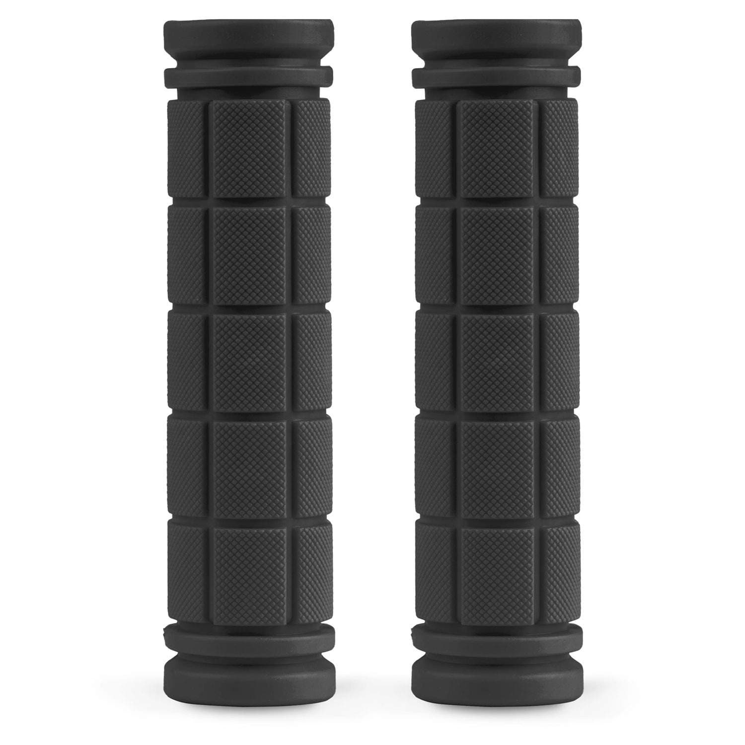 Mustat skootterin kahvat, 2 kpl, pituus 125 mm