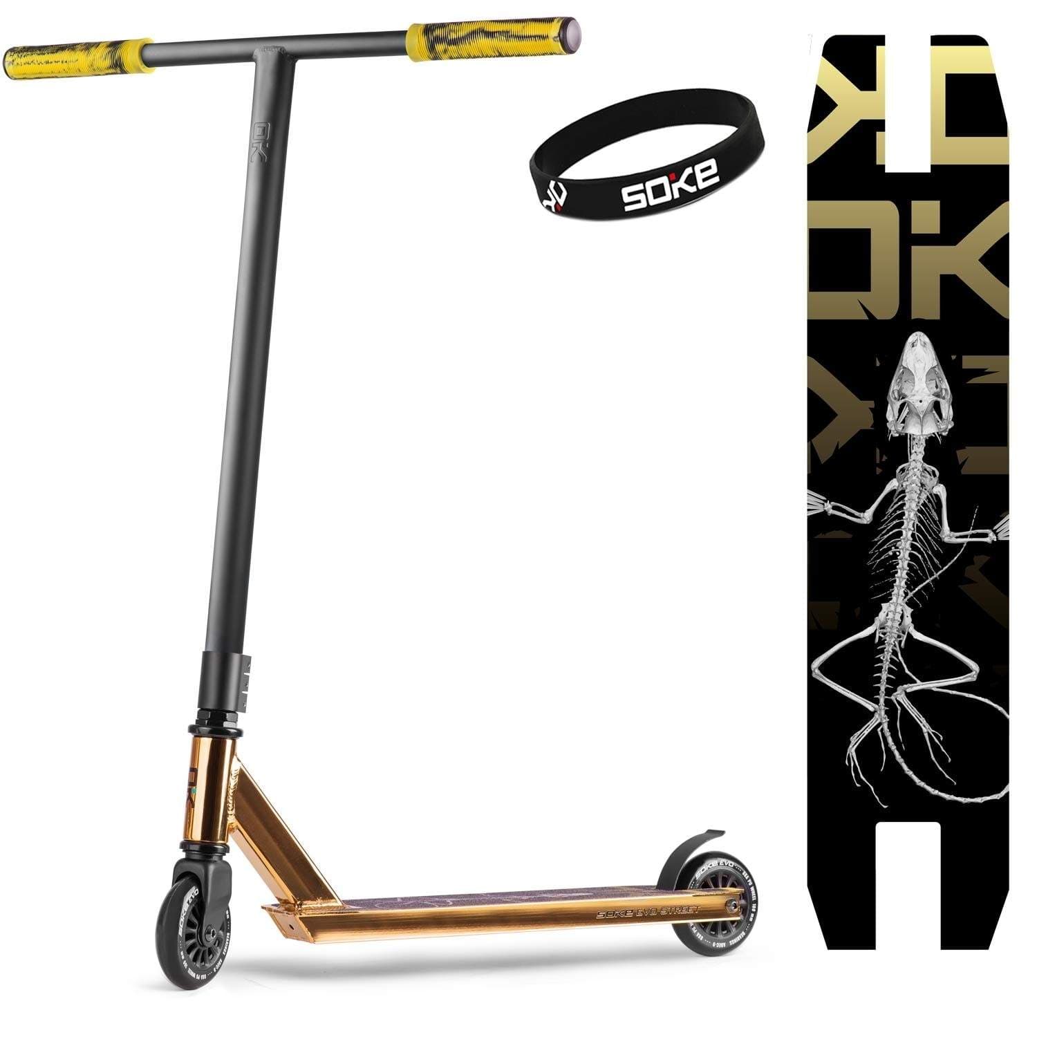 Temppuskootteri SOKE EVO Street Gold