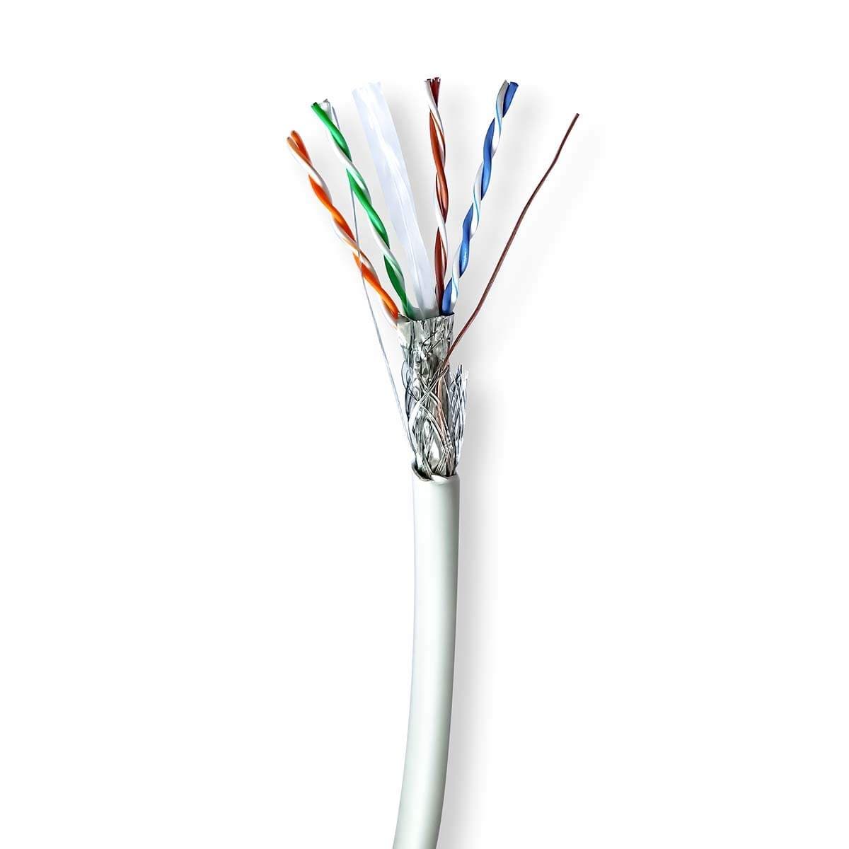 CAT6 verkkokaapeli, 305 m, S/FTP, paljas kupari, LSZH