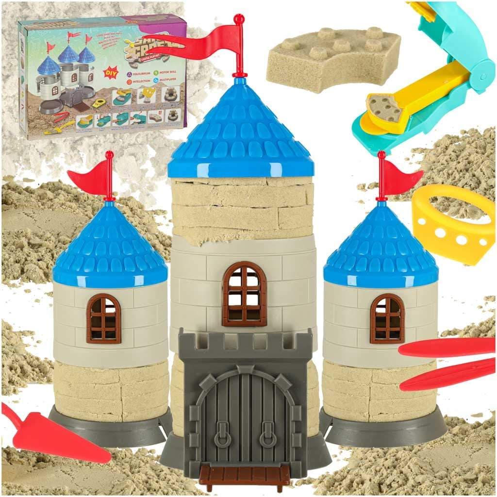 Lasten luova hiekkasetti – 750 g Castle Kit