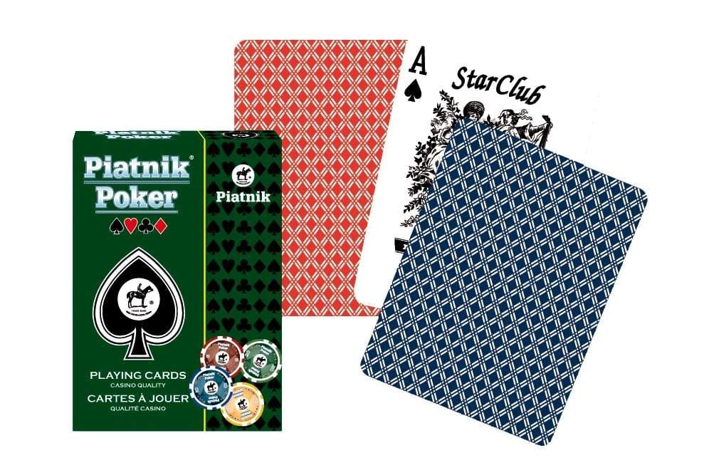 Pokerikortit, kasinolaatua, 52 korttia + Jokerit