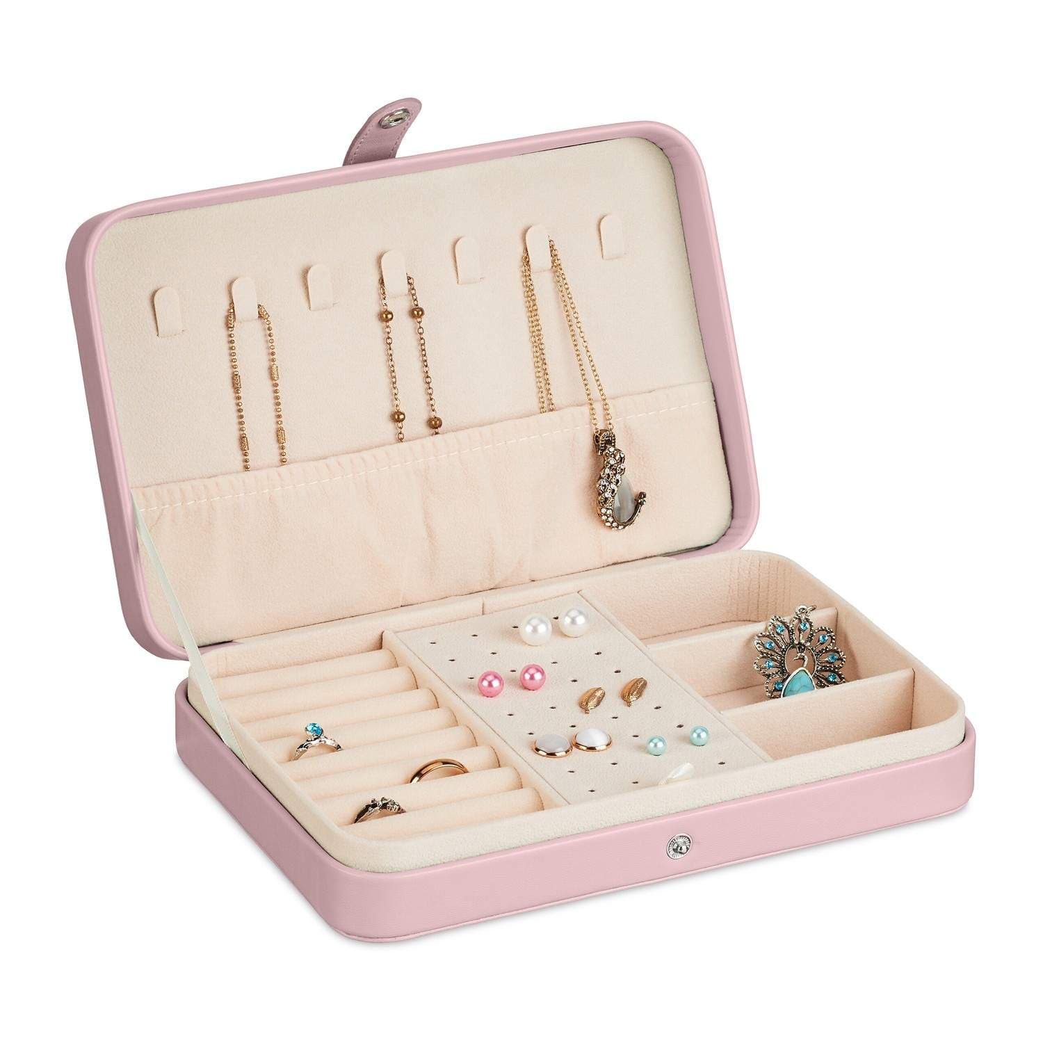 Travel Jewelry Case - Kompakti nahkainen kotelo