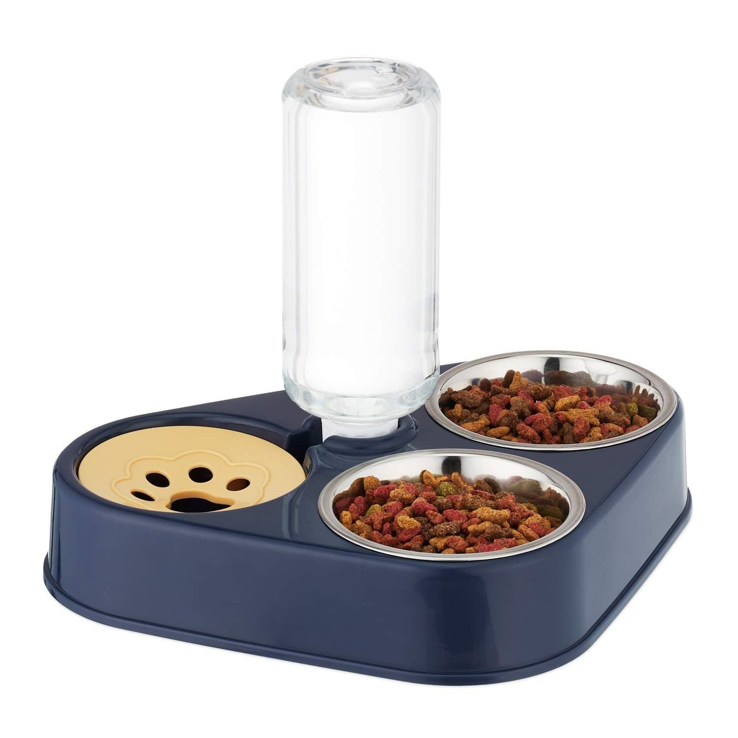Double Pet Bowl Setti vesiannostelijalla