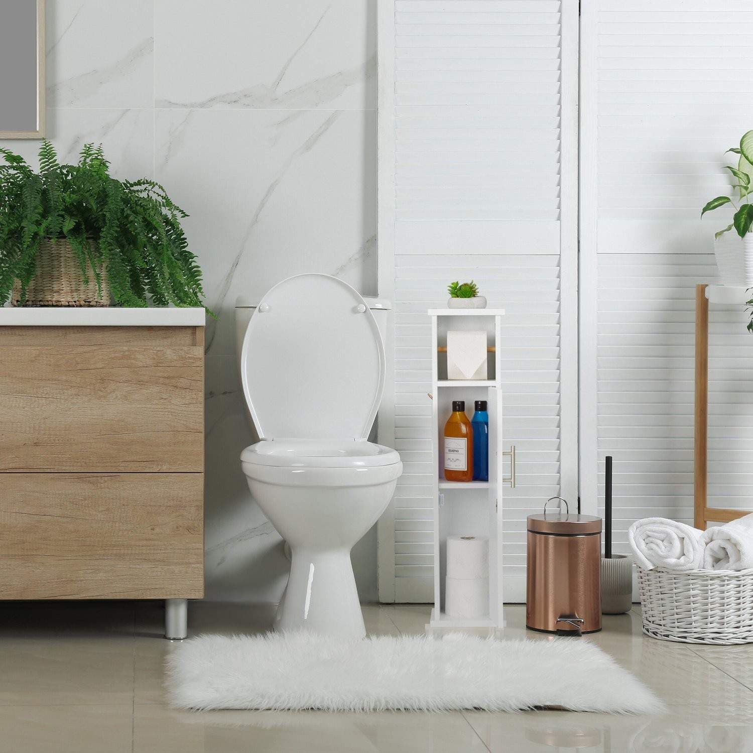 WC-paperipidikekaappi – ohut säilytyslaatikko view 2