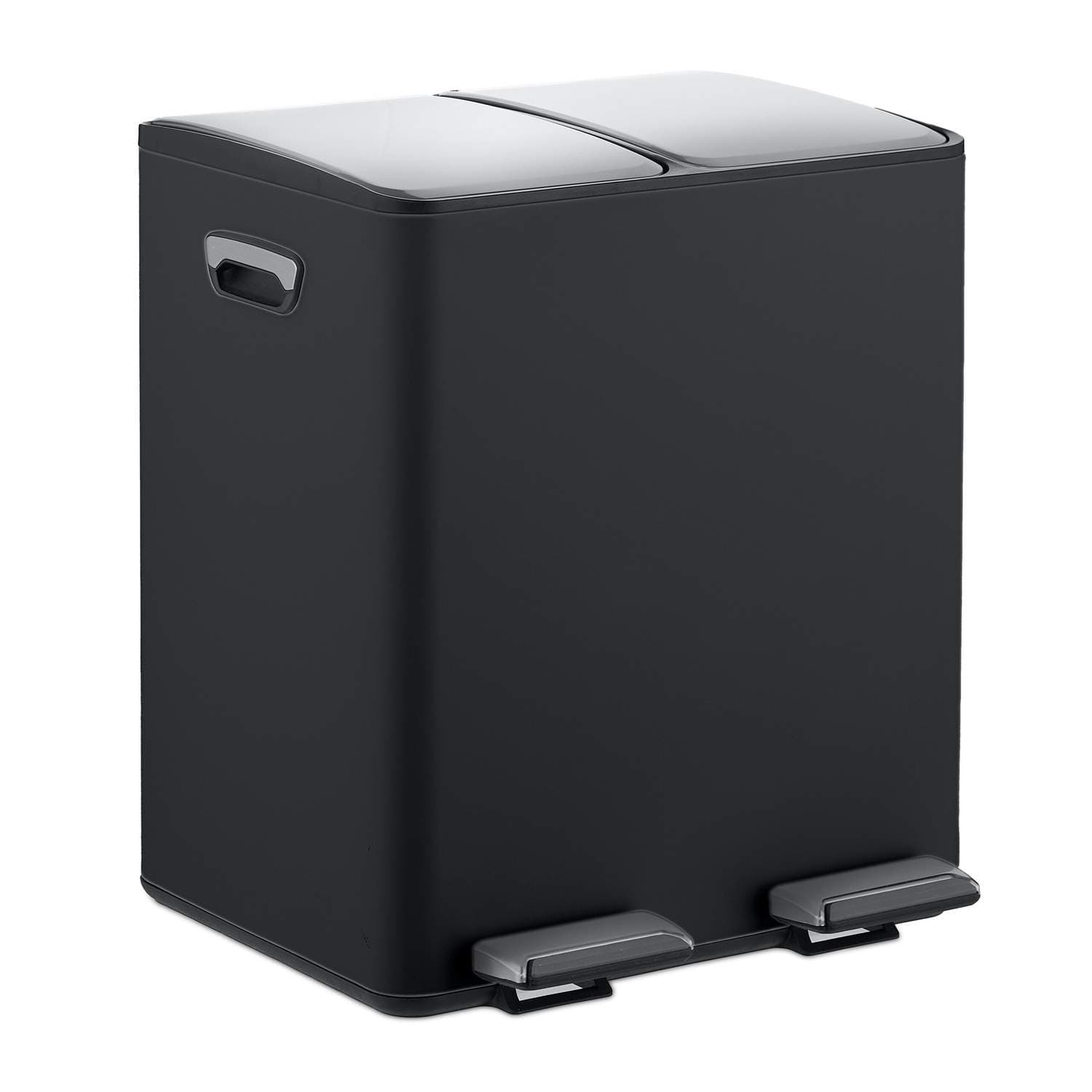 Kaksiosastoinen keittiökori – 2x15L, Soft-Close