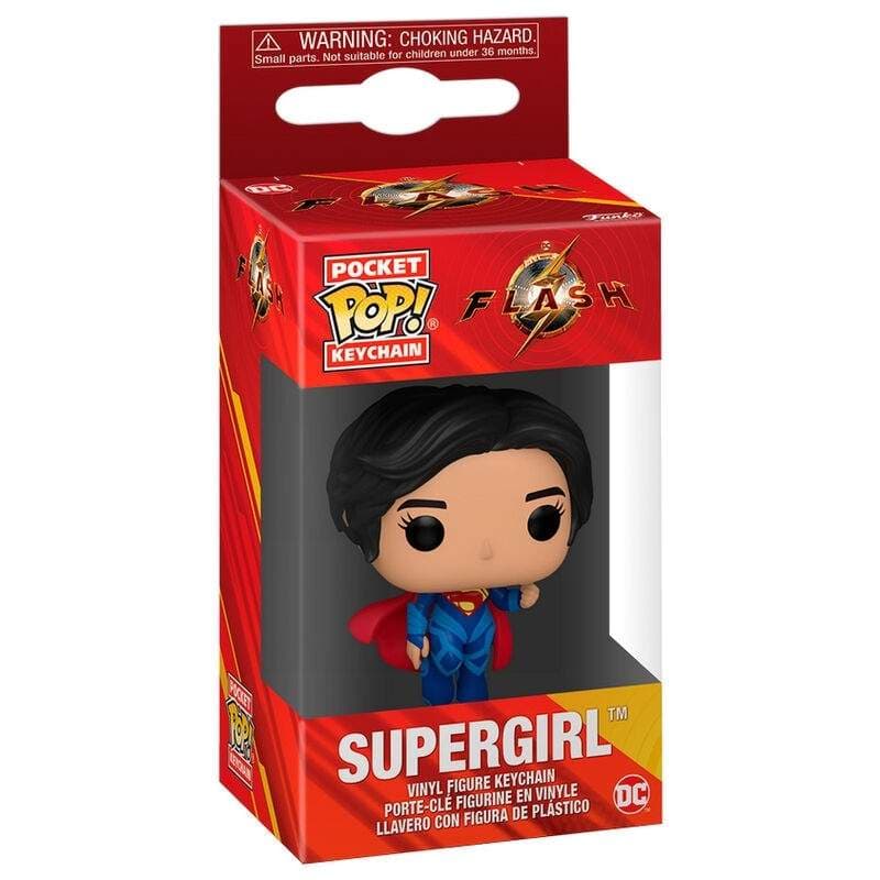 Flash- ja Supergirl Pocket POP -avainnippujen keräilyesine