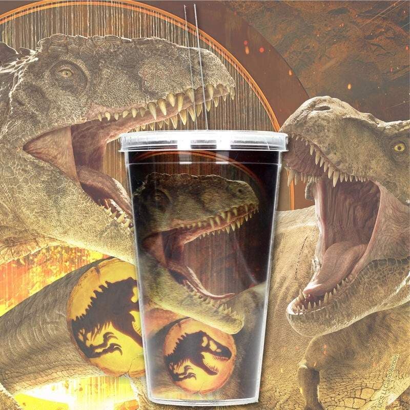 Jurassic Park Dominion 3D Lenticular Tumbler, 50 ml tilavuus