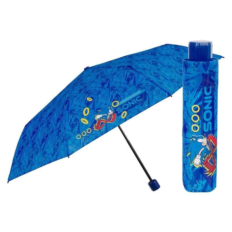 Sonic the Hedgehog 50cm manuaalisesti taitettava sateenvarjo