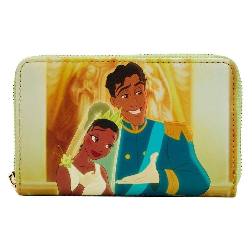Loungefly Disney Prinsessa ja sammakko Prinsessa kohtaus lompakko