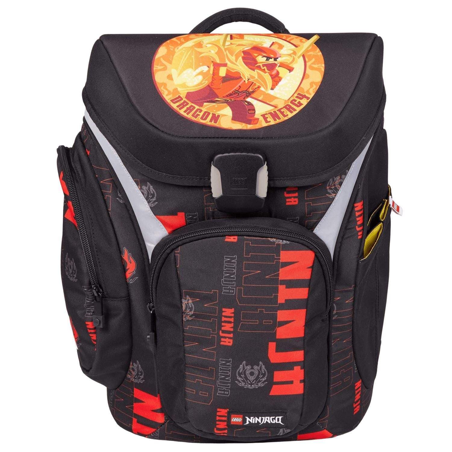 NINJAGO Explorer -koululaukku Dragon Energy Designilla