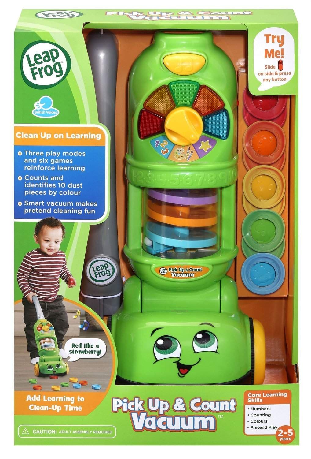 Vtech Educational Toy Pick Up & Count Vacuum (englanniksi)