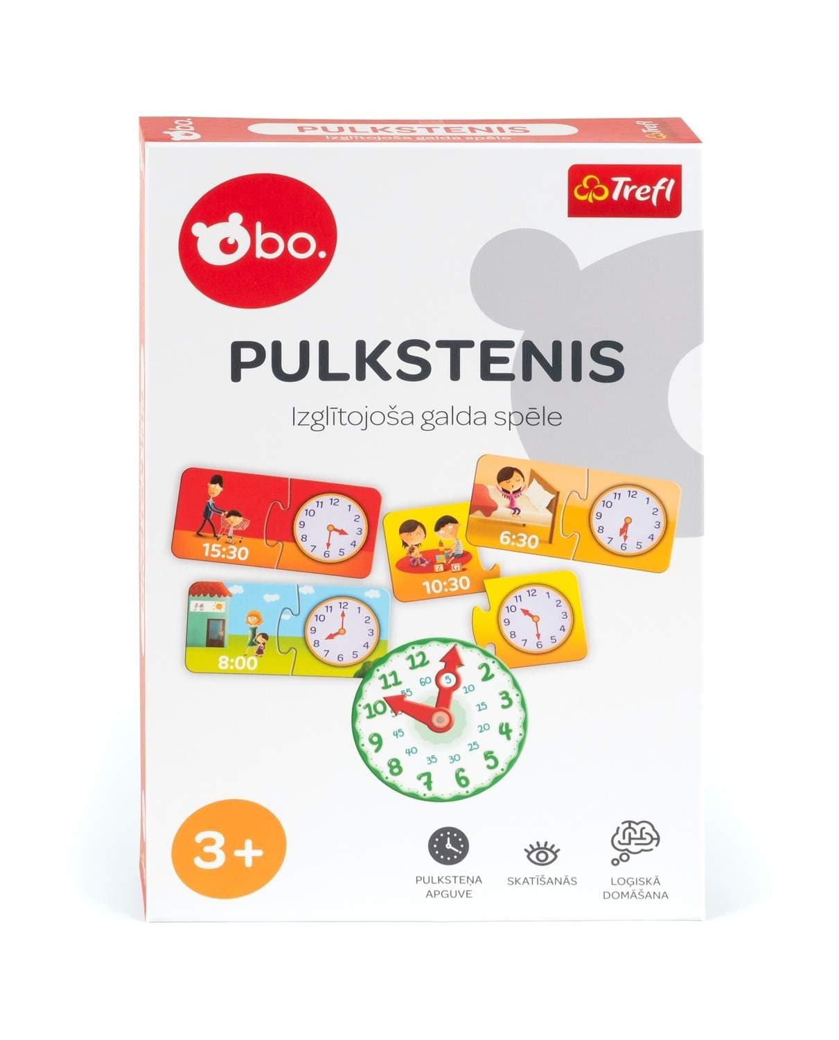 Bo. Opetuslautapeli "Kello" (Latvian kielellä)