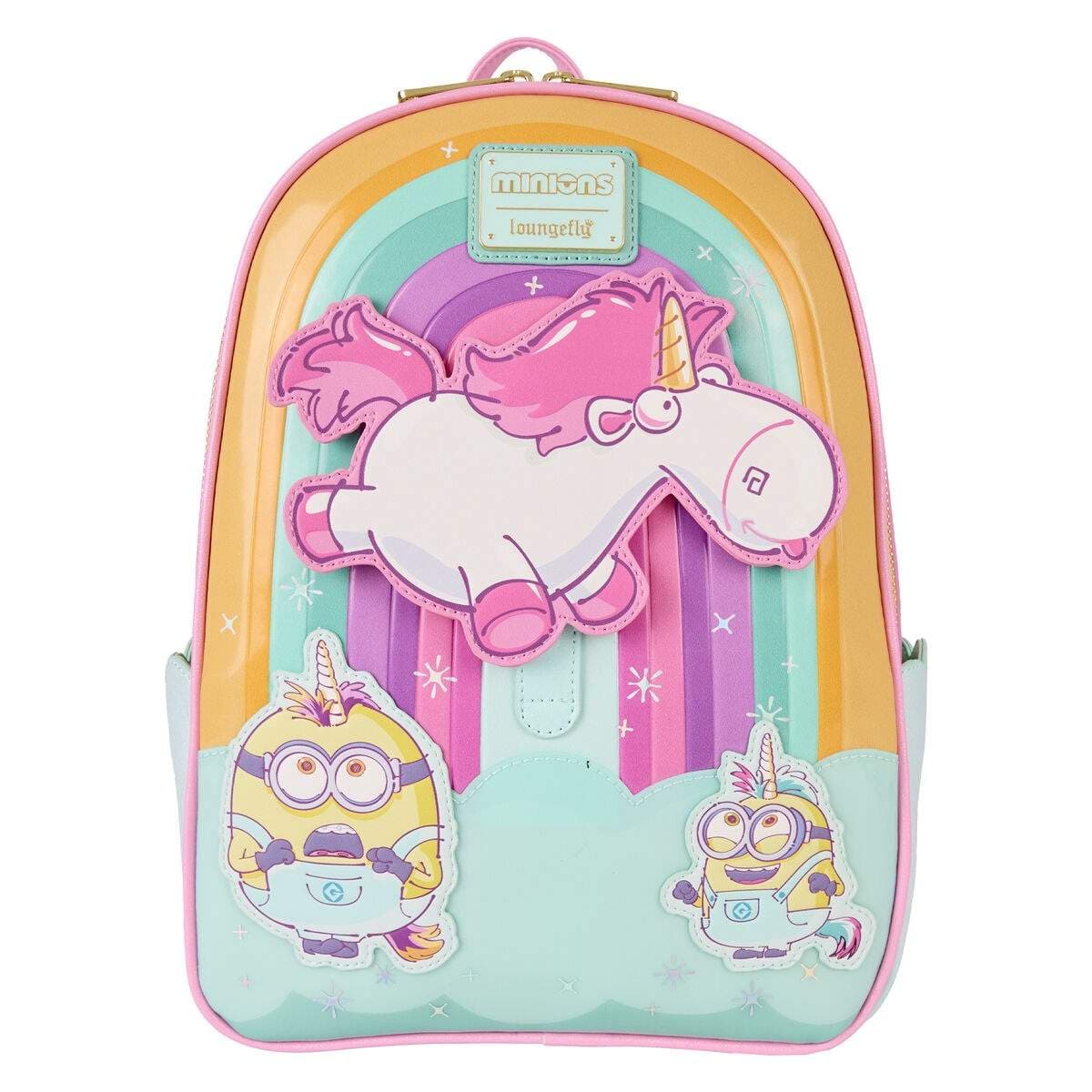 Loungefly Minions Pörröinen Yksisarvinen Reppu 30cm