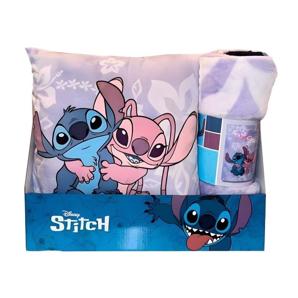 Disney Stitch & Angel -jääpeitto ja -tyynysetti