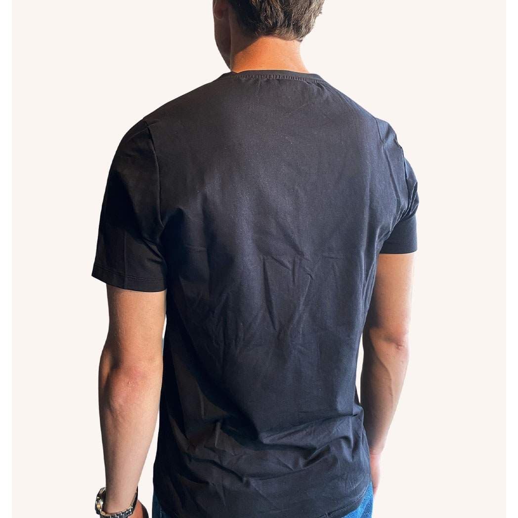 SWEDISH POSTURE Alignment T-paita Puuvilla S Miesten Musta