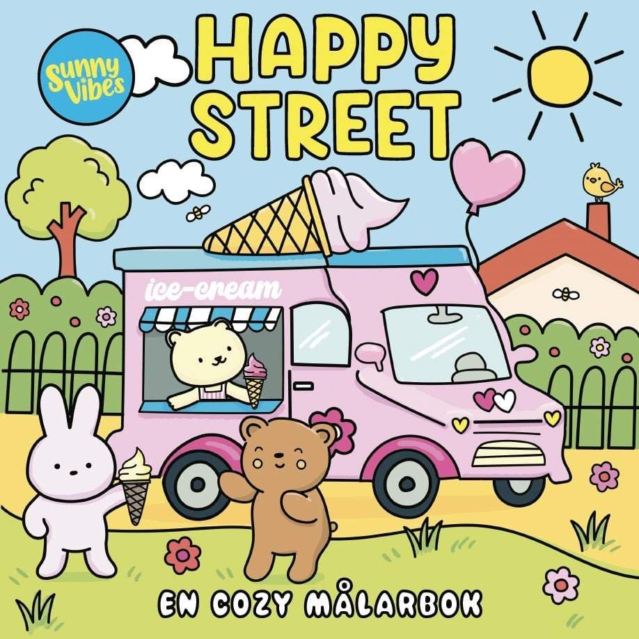 Värityskirja: Cozy Happy Street