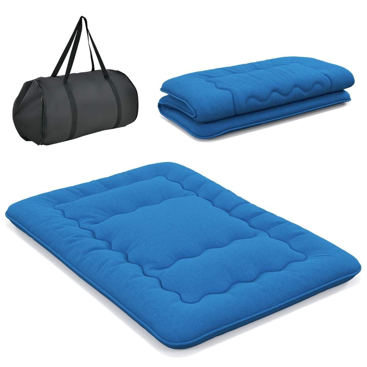 Futon-patja 140x200 cm – Pestävä päällinen ja kantolaukku