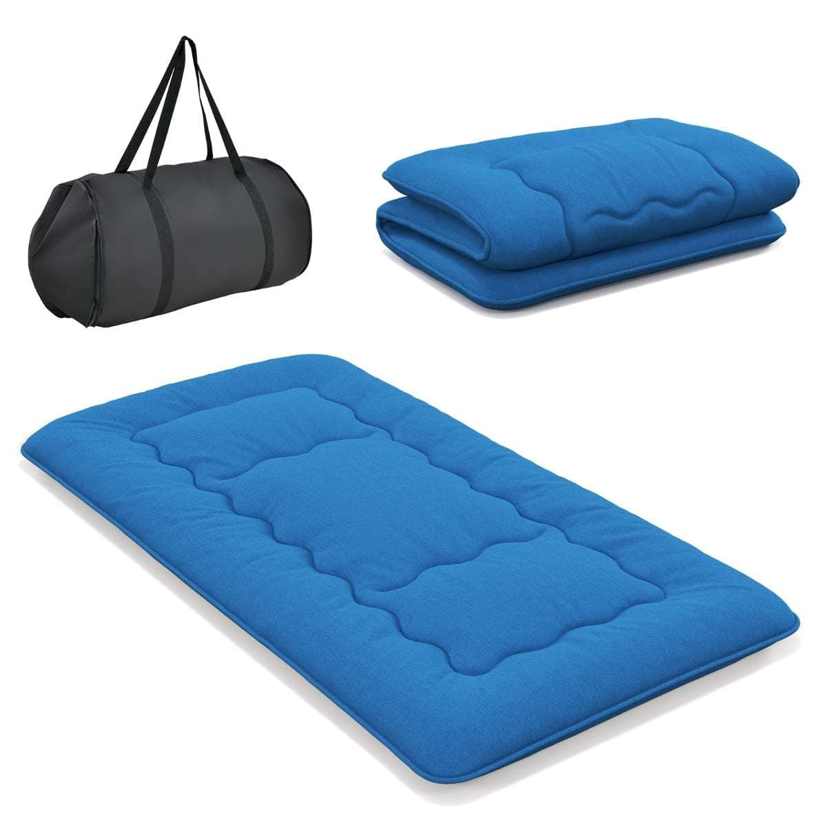 Japanilainen futon-patja, pestävä päällinen, 90 x 200 cm