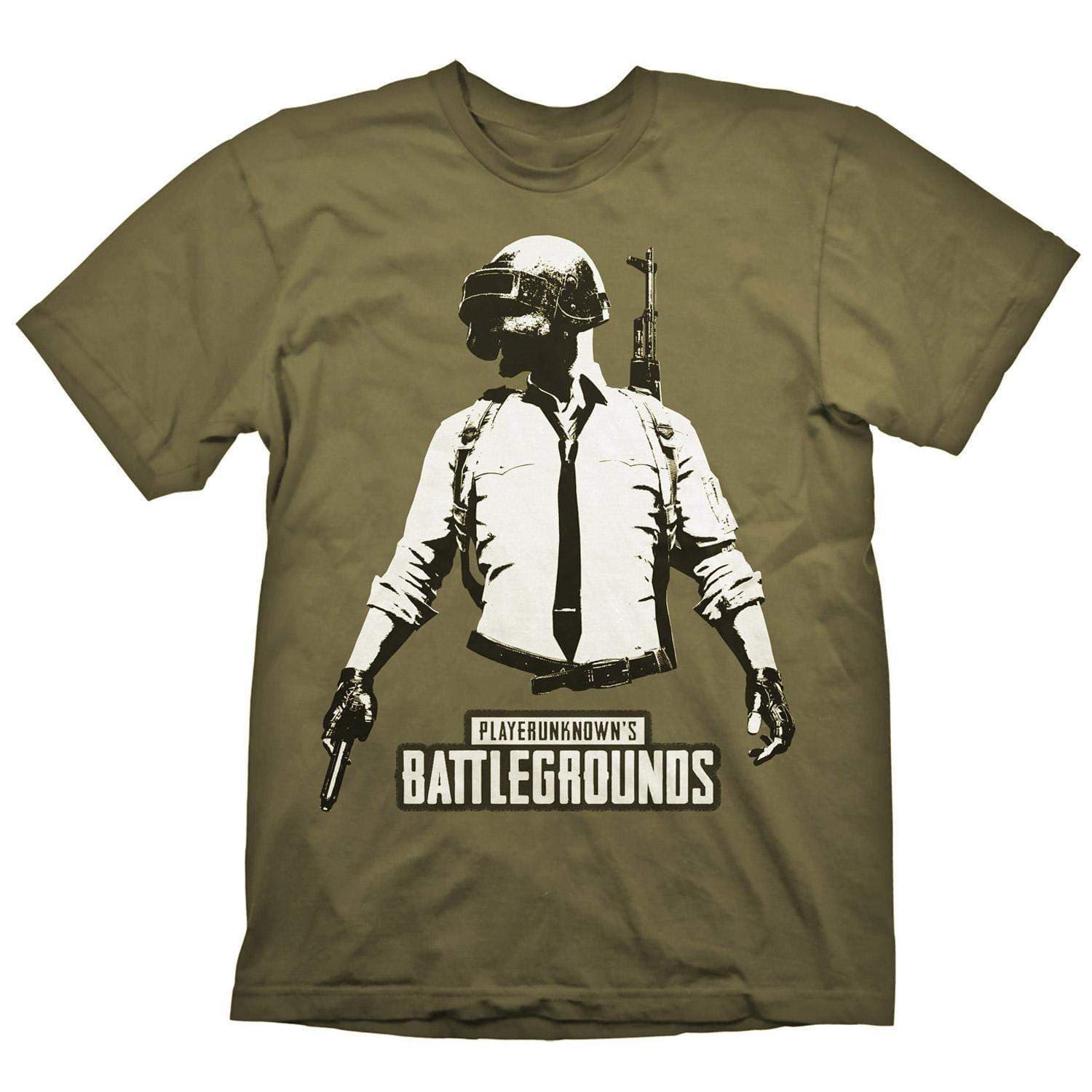 PUBG, T-paita - Guy Stencil Khaki