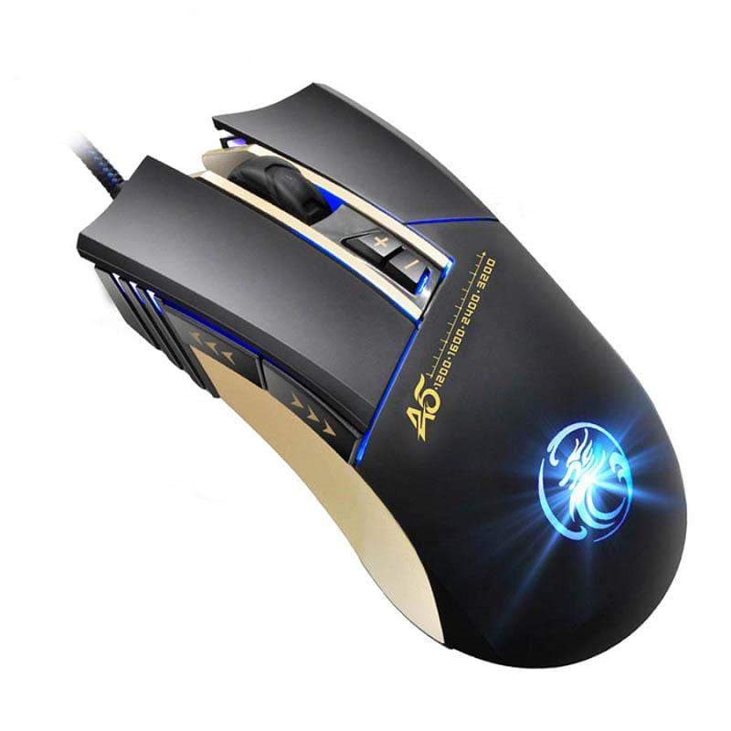 Apedra A5 Korkean Tarkkuuden Optinen LED Gaming Hiiri, 3200 DPI