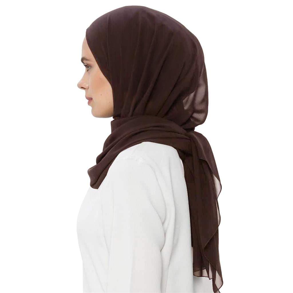 Hijab - ruskea