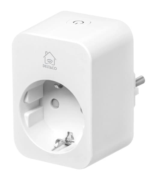 Deltaco Smart Home 16A  -älypistorasia, virrankulutuksen seuranta