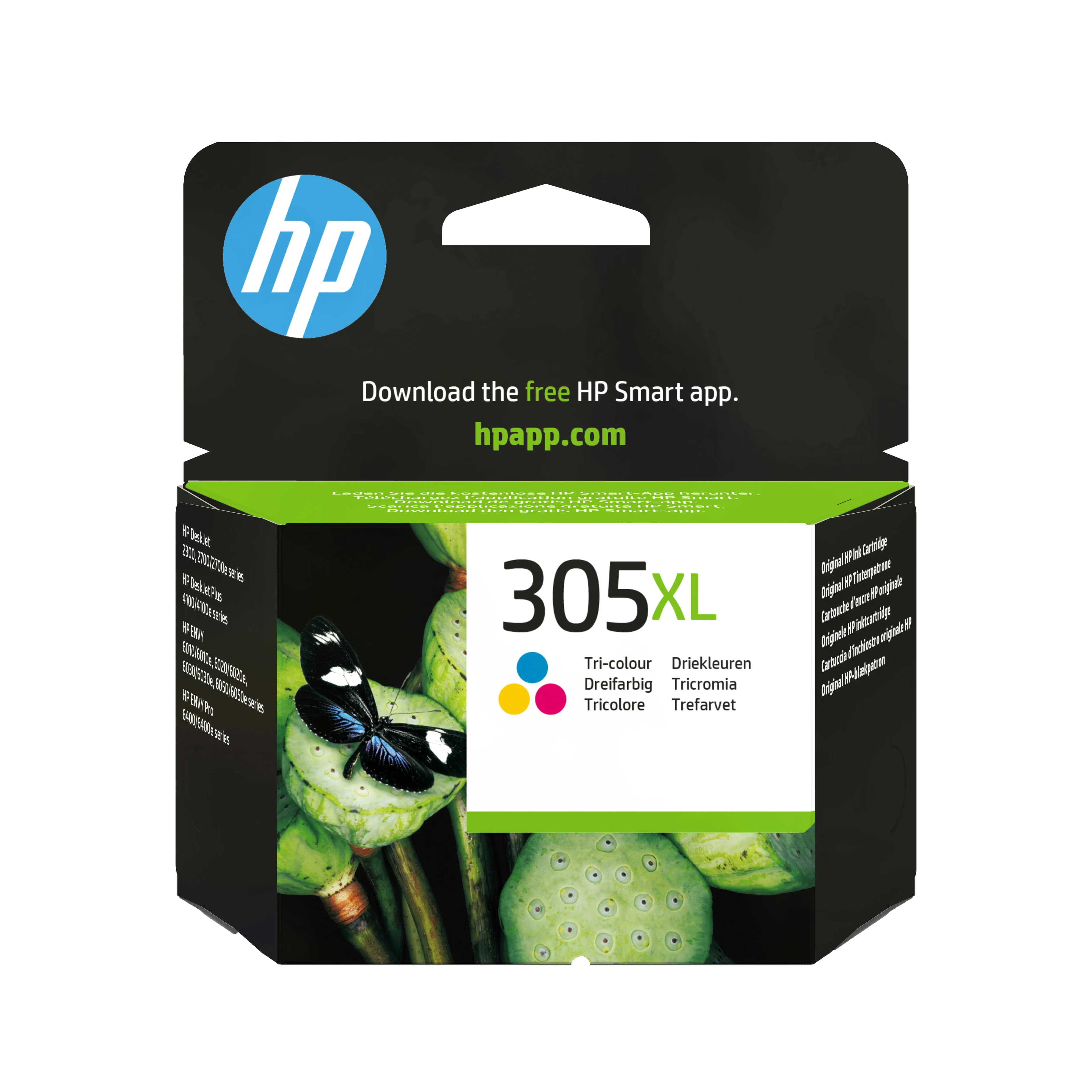 HP 305XL-mustekasetti, 5 ml, kolmivärinen