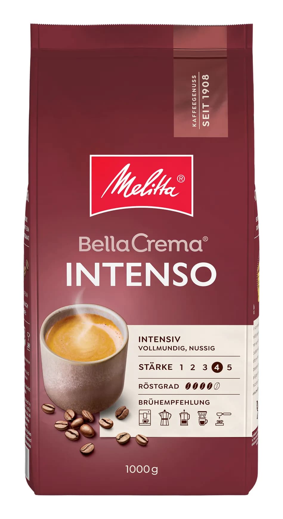 Melitta Bella Crema Intenso -kahvipavut 1 kg