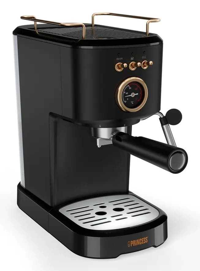 PRINCESS 01.249417.01.001 -kapseliespressokone, musta