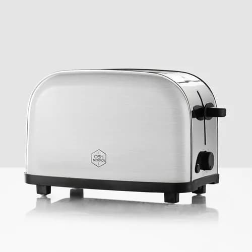 OBH Nordica Manhattan Steel -leivänpaahdin, 2 viipaleita, ruostumaton teräs